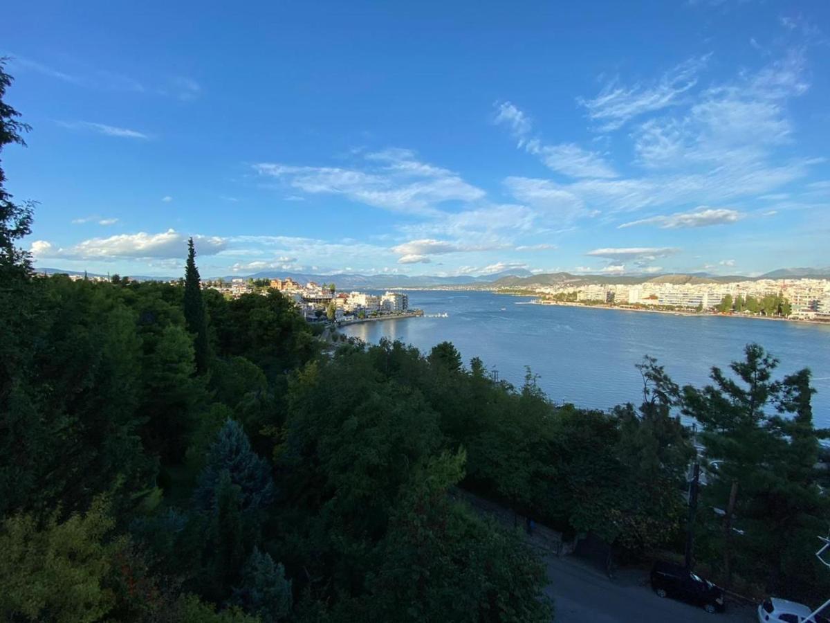 30M² Cosy Studio With Panoramic Sea View Chalkís 외부 사진