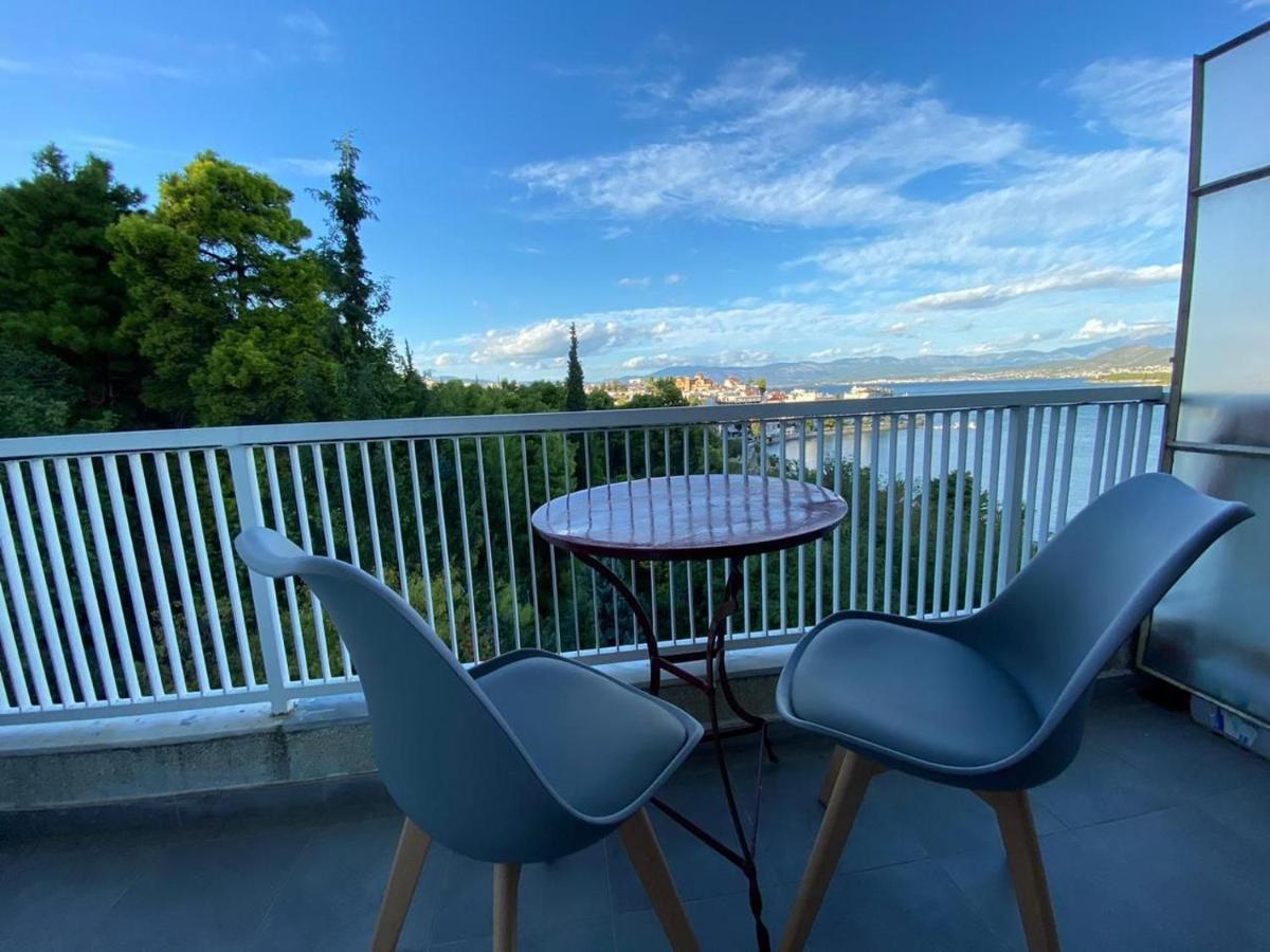 30M² Cosy Studio With Panoramic Sea View Chalkís 외부 사진