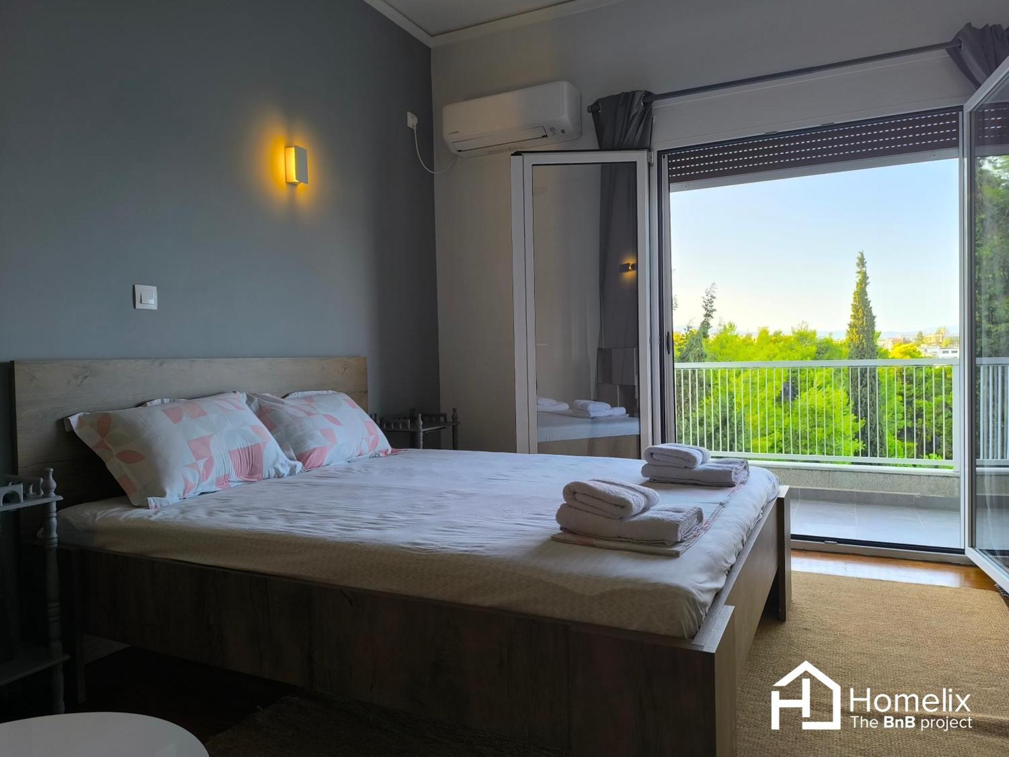 30M² Cosy Studio With Panoramic Sea View Chalkís 외부 사진
