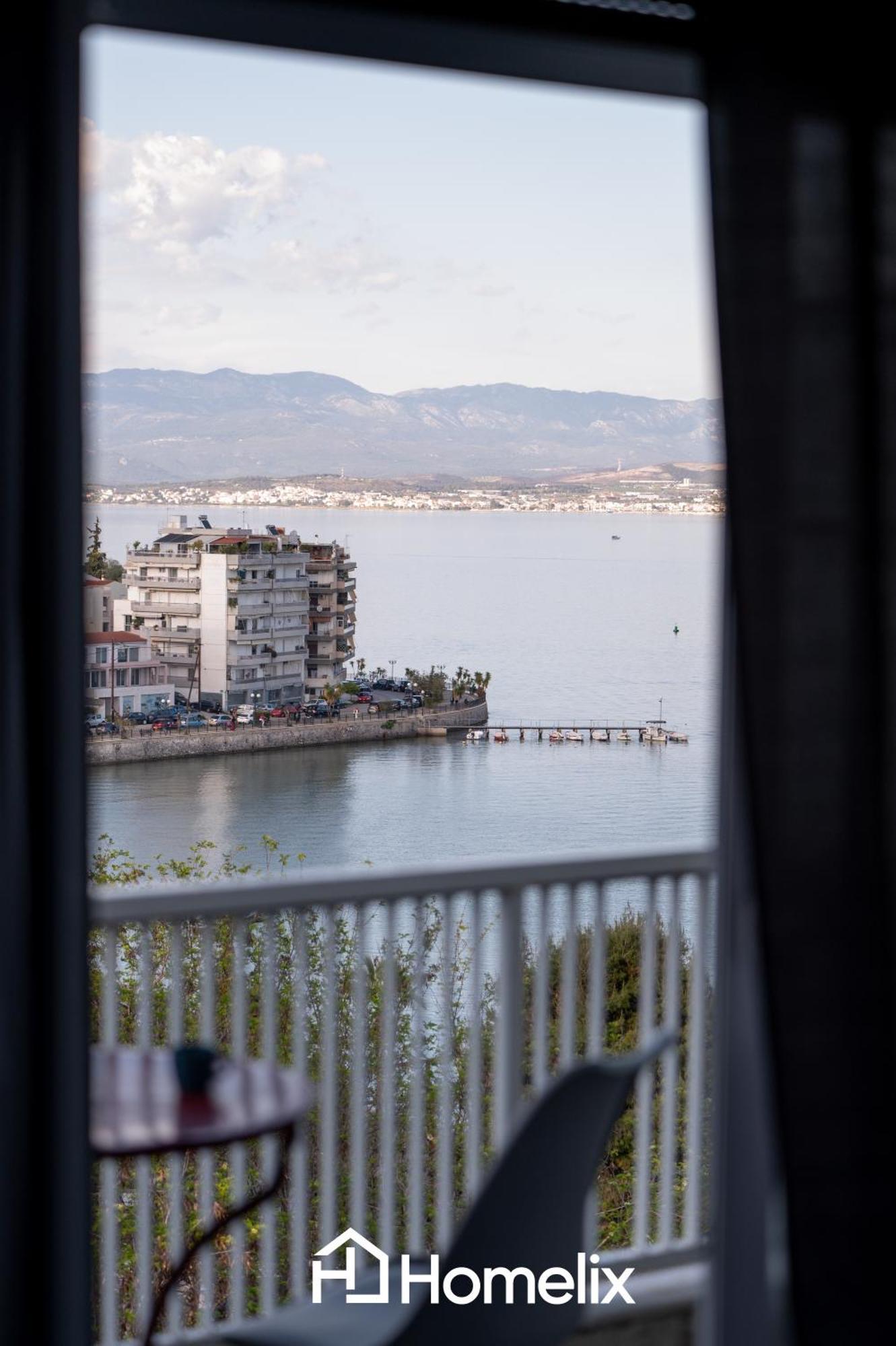 30M² Cosy Studio With Panoramic Sea View Chalkís 외부 사진